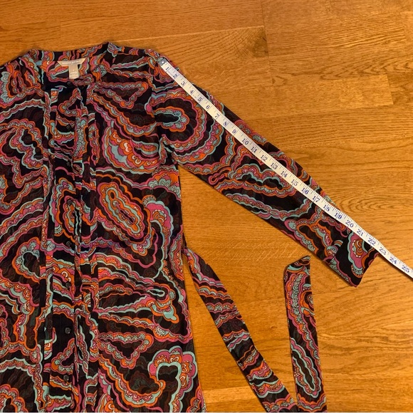 Public Republic 70’s Print,Shift Cut Dress Size 2 - Picture 7 of 9